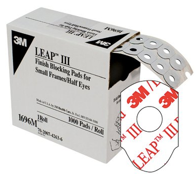 3M™ 1696M LEAP™ III Finish Blocking Optical RX Lens Processing Pads