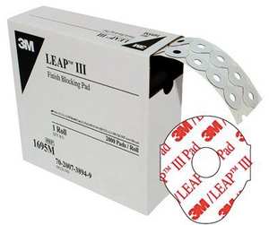 3M™ 1695M LEAP™ III Finish Blocking Optical RX Lens Processing Pads x2000