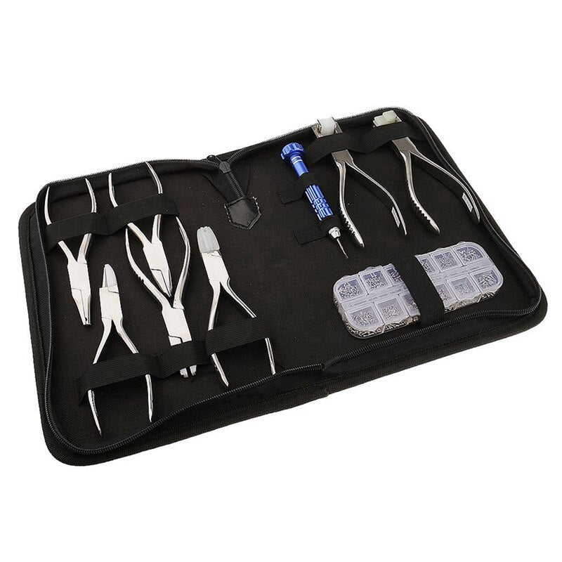 Precision Optician Tool With Screwdriver, Screws And Glasses Repair Pliers